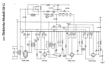 AEG 521G schematic circuit diagram
